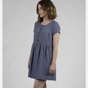 Pyne & Smith No. 10 Dress in Blueberry Check